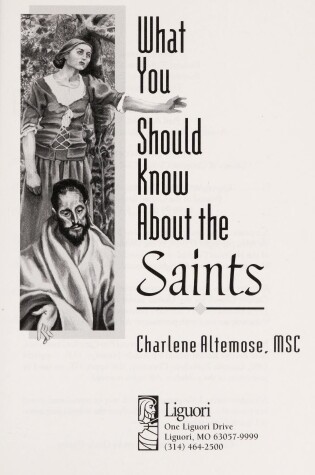 Cover of What You Should Know About the Saints