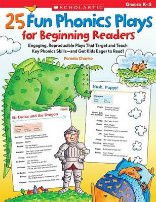 Book cover for 25 Fun Phonics Plays for Beginning Readers