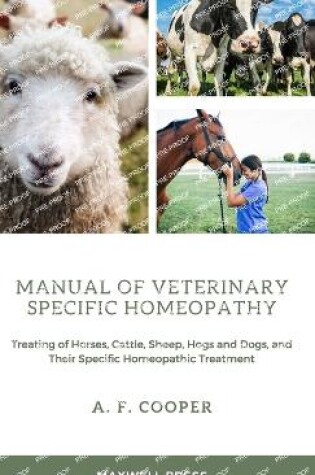 Cover of Manual of Veterinary Specific Homeopathy