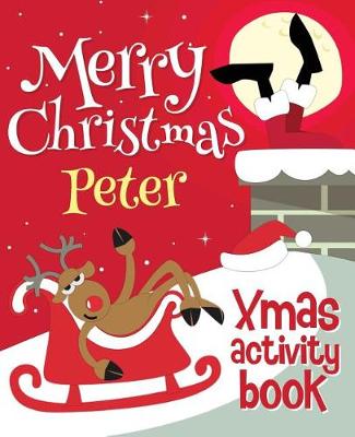 Book cover for Merry Christmas Peter - Xmas Activity Book
