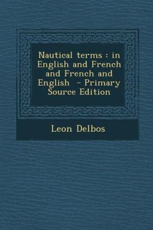 Cover of Nautical Terms