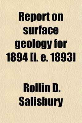 Book cover for Report on Surface Geology for 1894 [I. E. 1893]