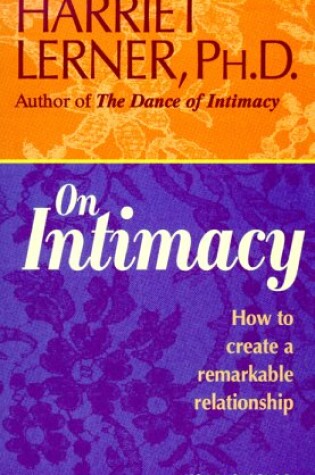 Cover of Harriet Lerner on Intimacy