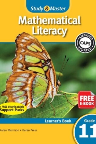 Cover of Study & Master Mathematical Literacy Learner's Book Grade 11 English