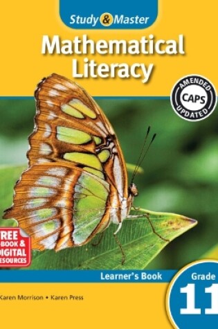 Cover of Study & Master Mathematical Literacy Learner's Book Grade 11 English