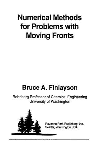 Cover of Numerical Methods for Problems with Moving Fronts