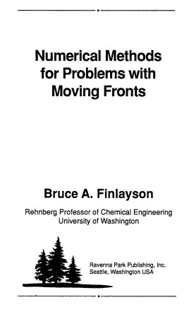 Book cover for Numerical Methods for Problems with Moving Fronts