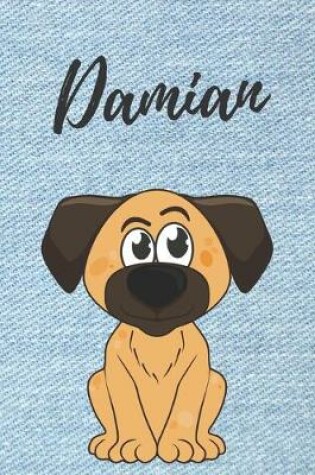 Cover of Damian Notizbuch Hunde / Malbuch / Tagebuch