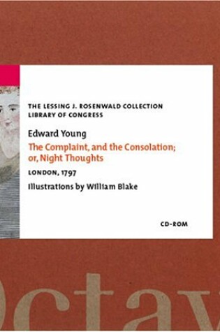 Cover of The Complaint, and the Consolation; Or Night Thoughts