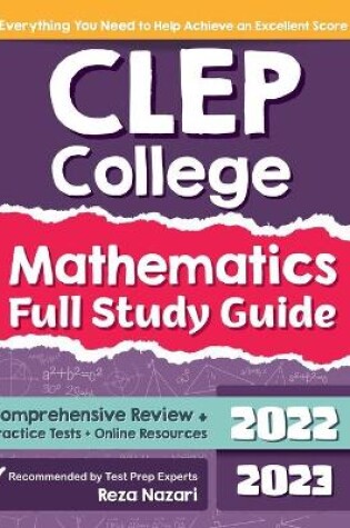 Cover of CLEP College Mathematics Full Study Guide