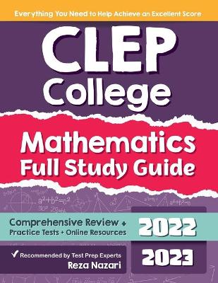 Book cover for CLEP College Mathematics Full Study Guide