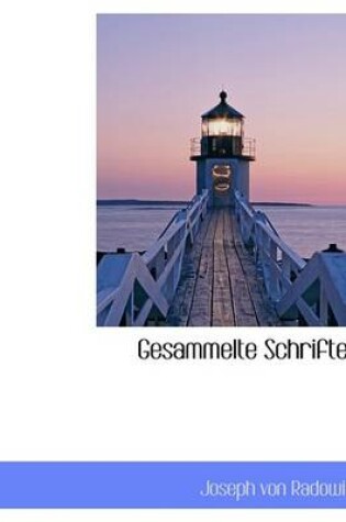 Cover of Gesammelte Schriften