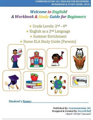 Book cover for Welcome to English! A Workbook and Study Guide for Beginners