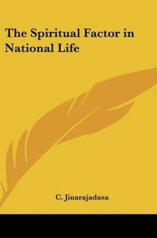 Cover of The Spiritual Factor in National Life