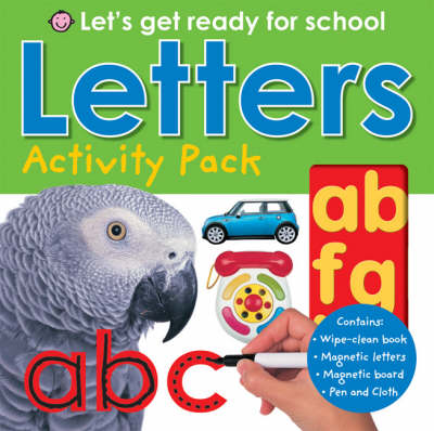 Book cover for Lets Get Ready For School Activity Pack Letters