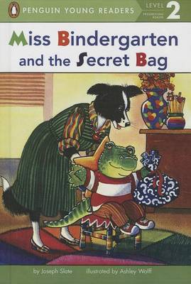 Book cover for Miss Bindergarten and the Secret Bag