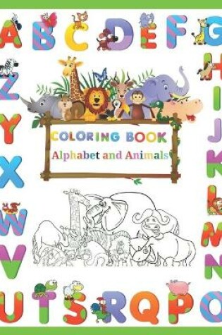 Cover of Coloring Book Alphabet and Animals