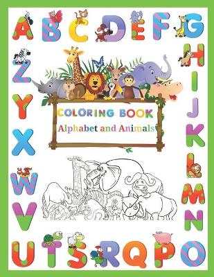 Cover of Coloring Book Alphabet and Animals