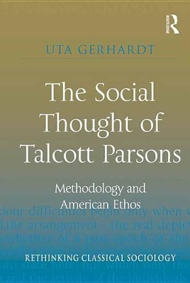 Cover of The Social Thought of Talcott Parsons