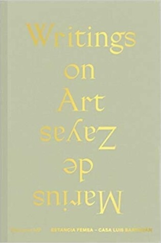 Cover of Writings of Art