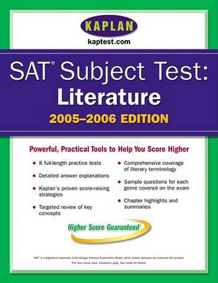 Cover of SAT Subject Tests