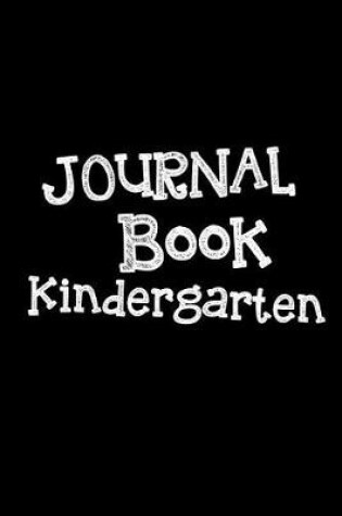 Cover of Journal Book Kindergarten