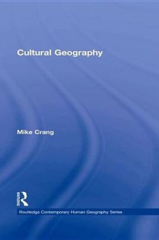 Cover of Cultural Geography