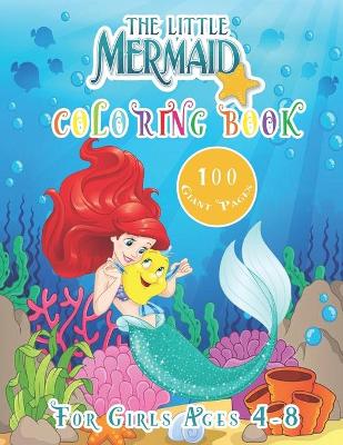 Book cover for Little Mermaid Coloring Book