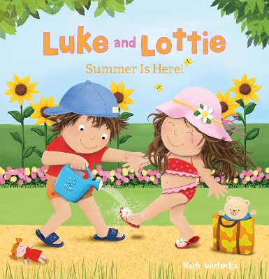 Book cover for Luke and Lottie. Summer Is Here!