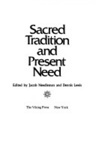 Cover of Sacred Tradition