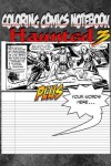 Book cover for Coloring Comics Notebook - Haunted 3