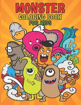 Book cover for Monster Coloring Book For Kids