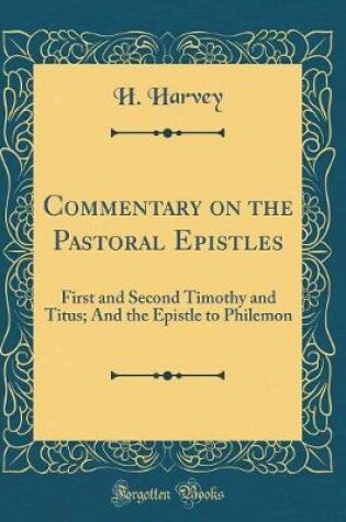 Cover of Commentary on the Pastoral Epistles