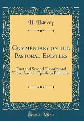 Book cover for Commentary on the Pastoral Epistles