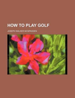 Book cover for How to Play Golf