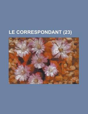 Book cover for Le Correspondant (23)