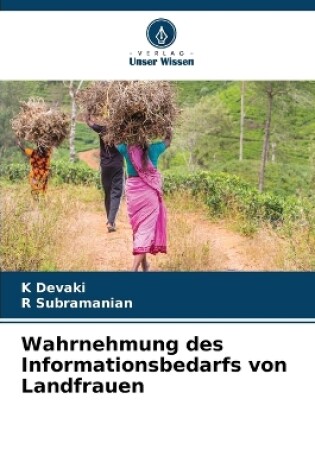Cover of Wahrnehmung des Informationsbedarfs von Landfrauen