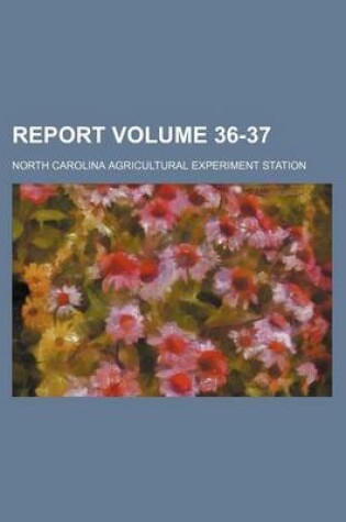 Cover of Report Volume 36-37