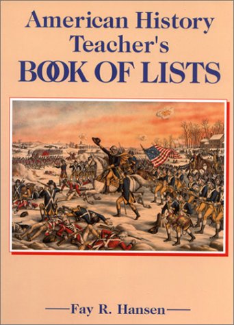 Book cover for American History Teachers Book of Lists