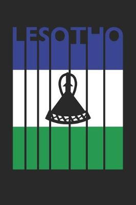 Book cover for Vintage Lesotho Notebook - Retro Lesotho Planner - Basotho Flag Diary - Lesotho Travel Journal