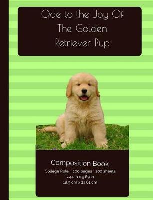 Book cover for Golden Retriever - Puppy Joy Composition Notebook