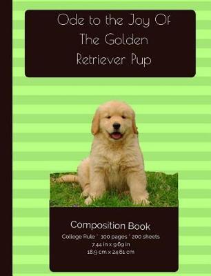 Cover of Golden Retriever - Puppy Joy Composition Notebook