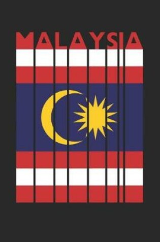 Cover of Vintage Malaysia Notebook - Retro Malaysia Planner - Malaysian Flag Diary - Malaysia Travel Journal