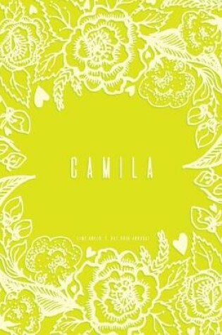 Cover of Camila Journal, Dot Grid, Lime Green