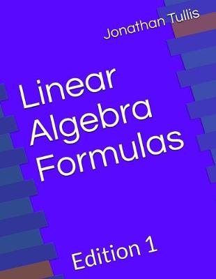 Book cover for Linear Algebra Formulas