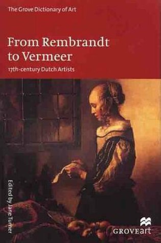 Cover of Rembrandt to Vermeer