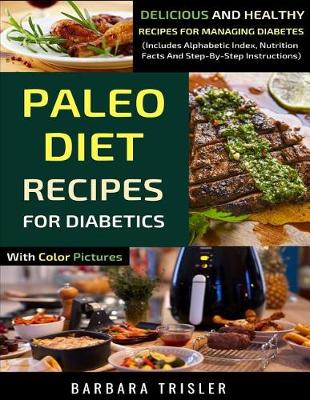 Book cover for Paleo Diet Recipes For Diabetics With Color Pictures