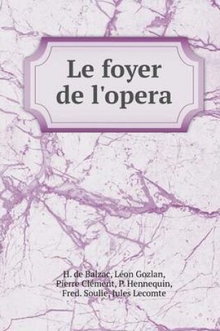 Cover of Le foyer de l'opera