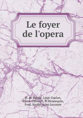 Book cover for Le foyer de l'opera