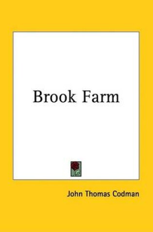 Cover of Brook Farm